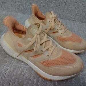 Adidas Ultraboost 21 Women's Size 7.5 US Pink Running Athletic Sneakers S23838